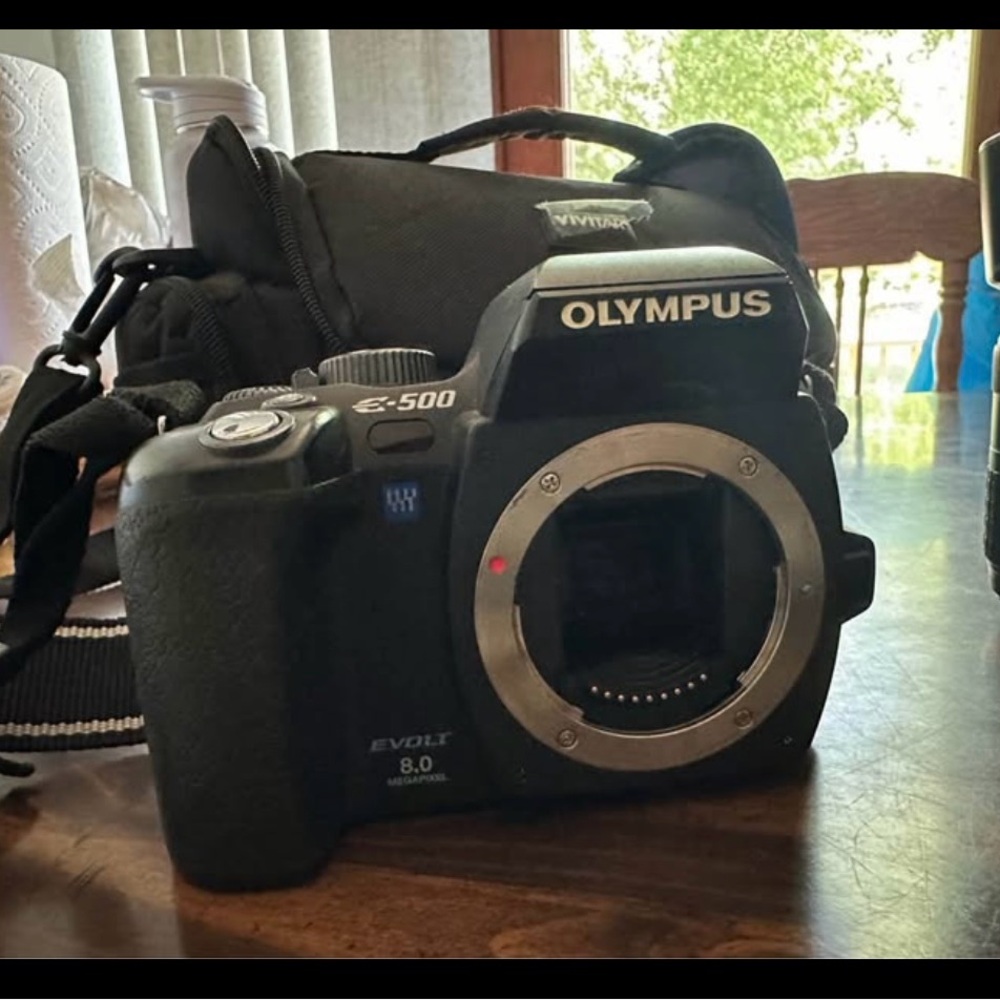 Olympus Black Digital Camera with Interchangeable Lenses